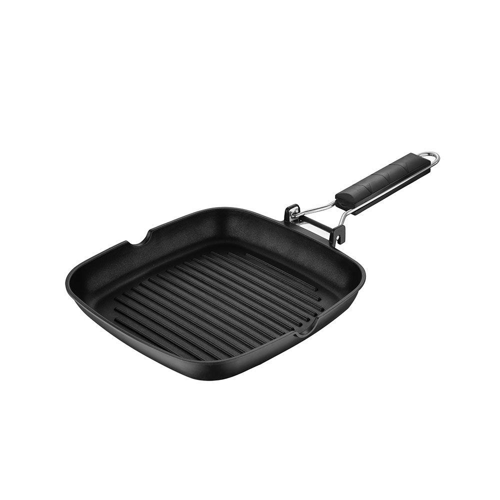 Grelhador 24x24x3,7cm alumínio prensado IND expert SG1101 SAN ignacio