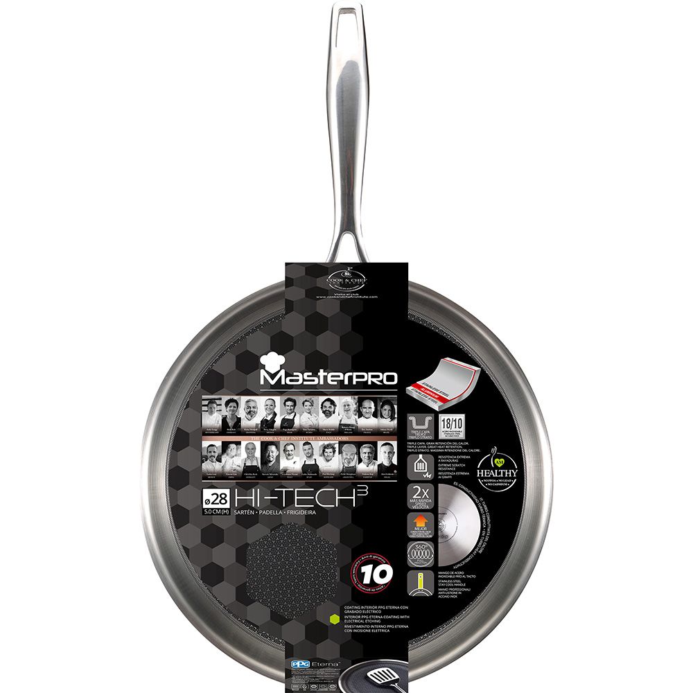 Frigideira Ø28x5,0cm INOX hi-tech 3 BGMP-1632 masterpro - Image 6