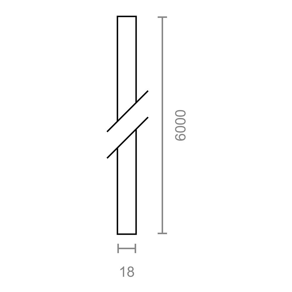 Fita para estores PR26, branca, 18 mm x 6 m - Image 3