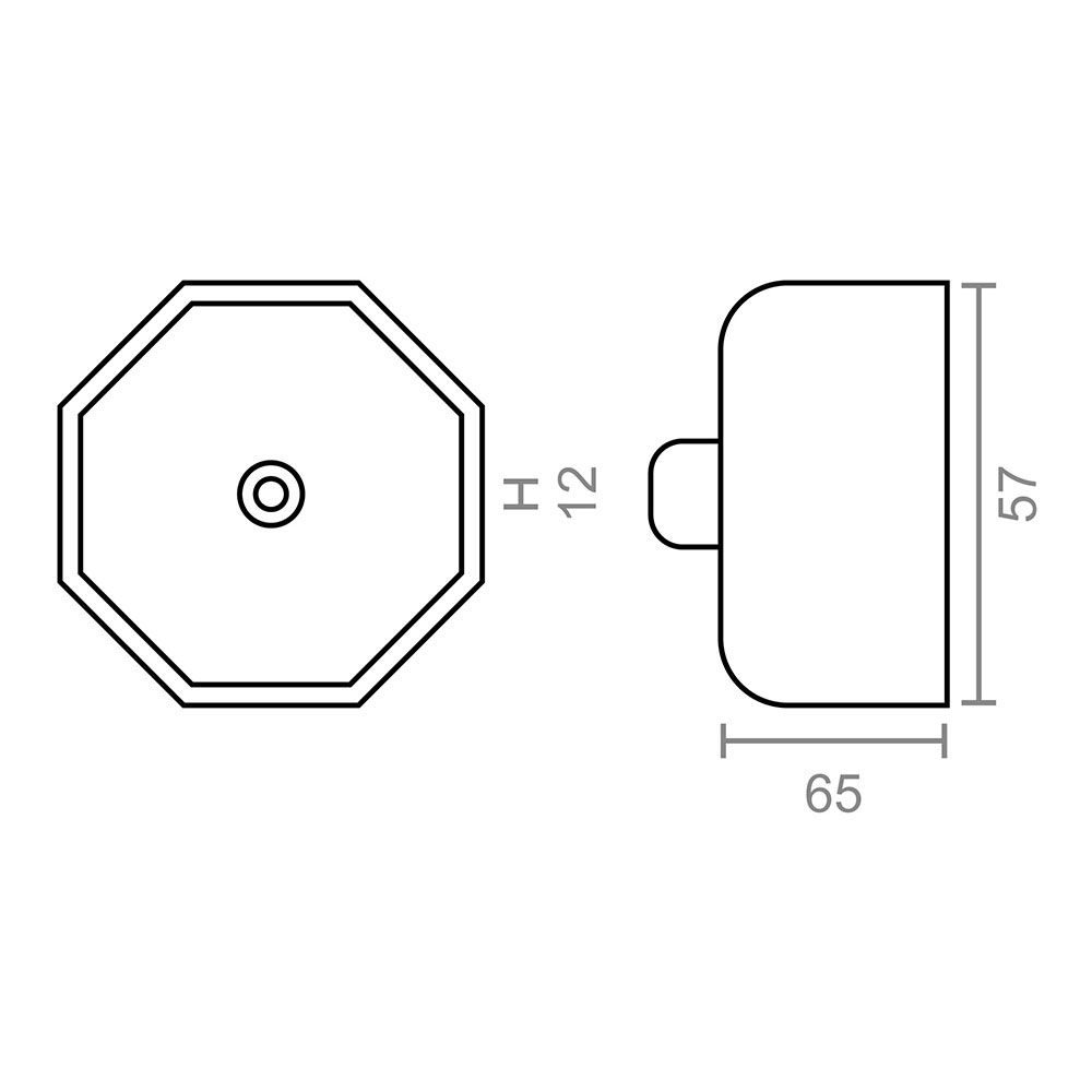 PR20 extremidade metal zincado 57 mm - Image 2