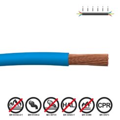 SEDILES Cabo h07z1-k 4,00 mm² azul euro/m