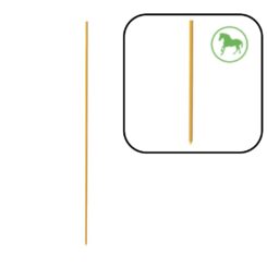 Pack 50 estacas 150cm fibra amarela pastormatic
