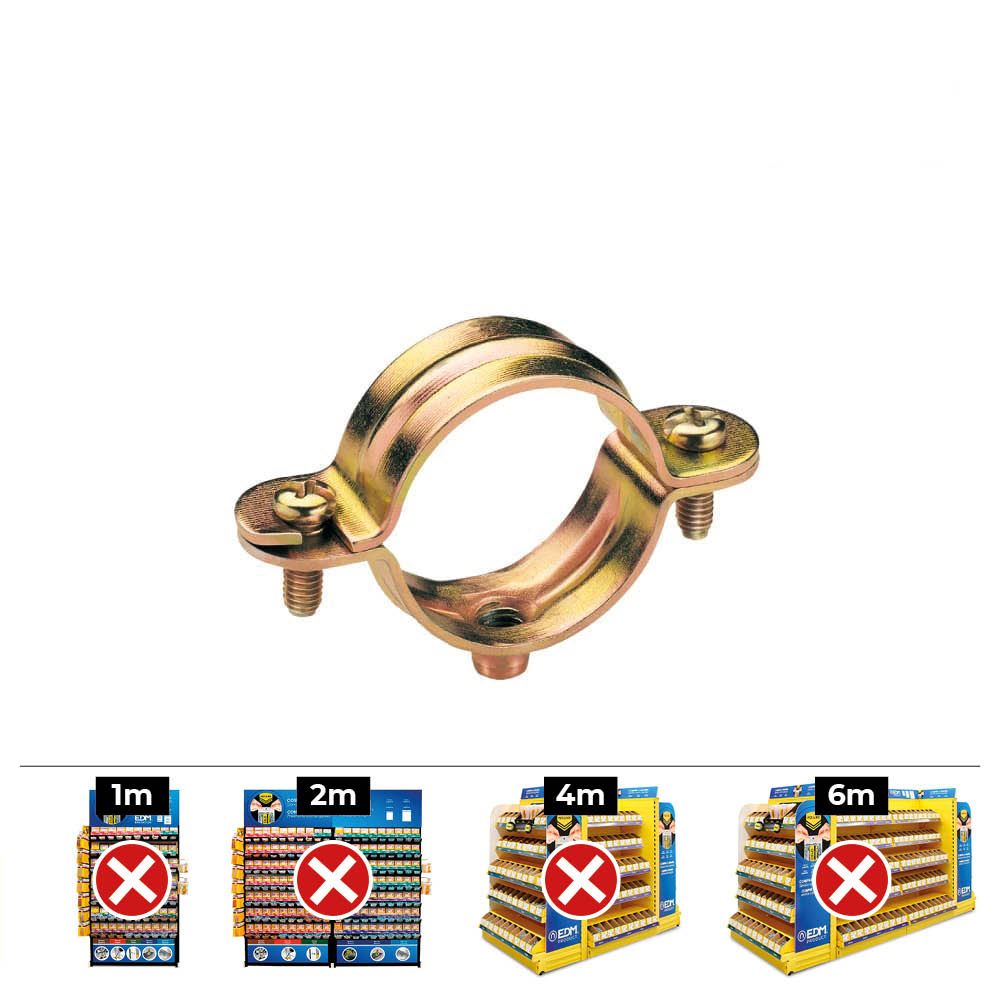 Caixa 100 unid. abraçadeira l Ø18x43mm din/ref l celo