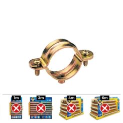 Caixa 100 unid. abraçadeira l Ø20x45mm din/ref l celo