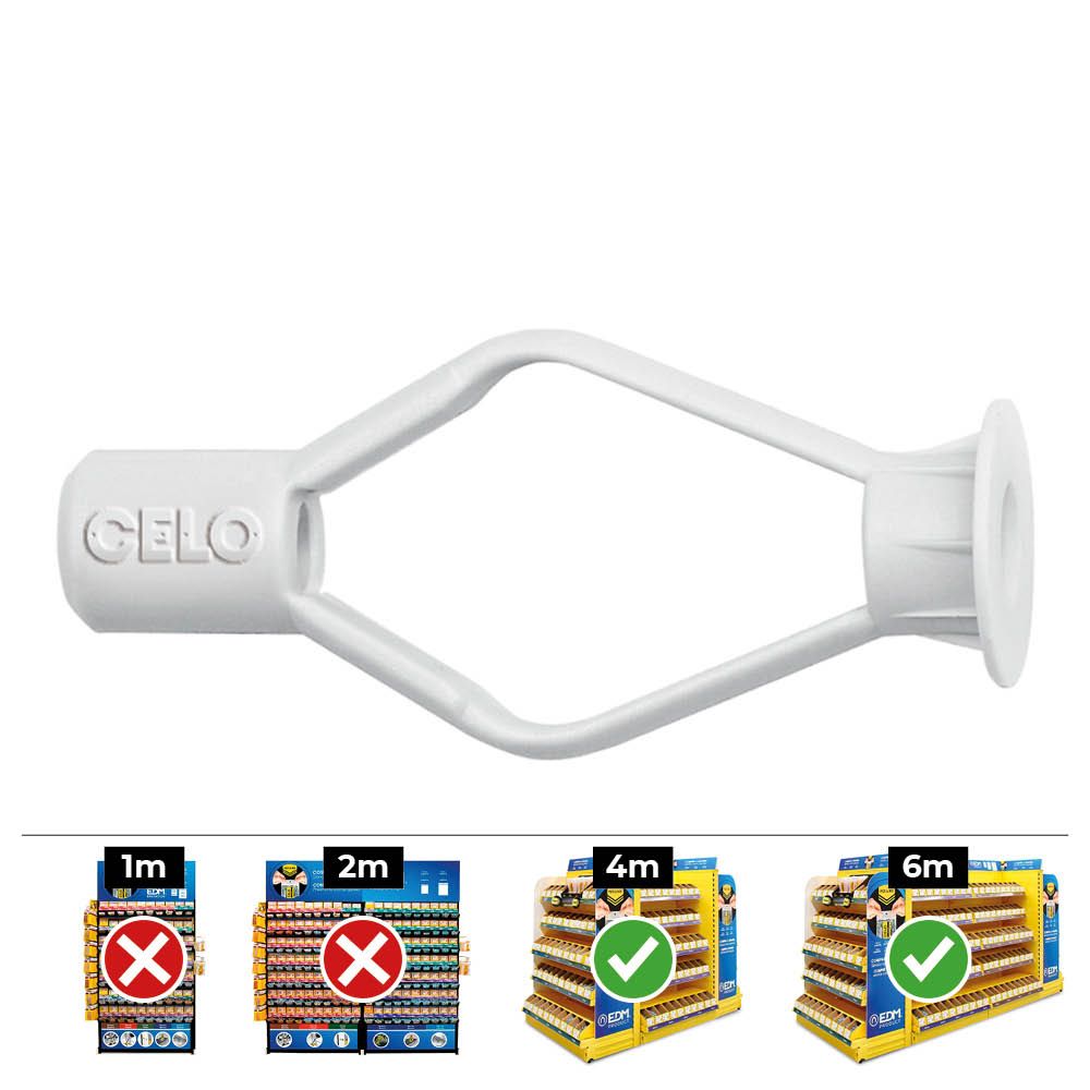Caixa 50 unid. bucha cartão gesso Ø8mm REF. HR celo