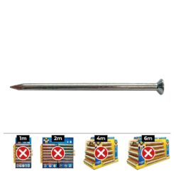 Caixa 500 unid. pontas CP Ø2,5x40mm din/ref CPQ aço zincado 92540CPQ celo