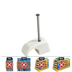 Caixa 100 unidades. medidor plastigrap multidi mplg 7-9 mm COR branca