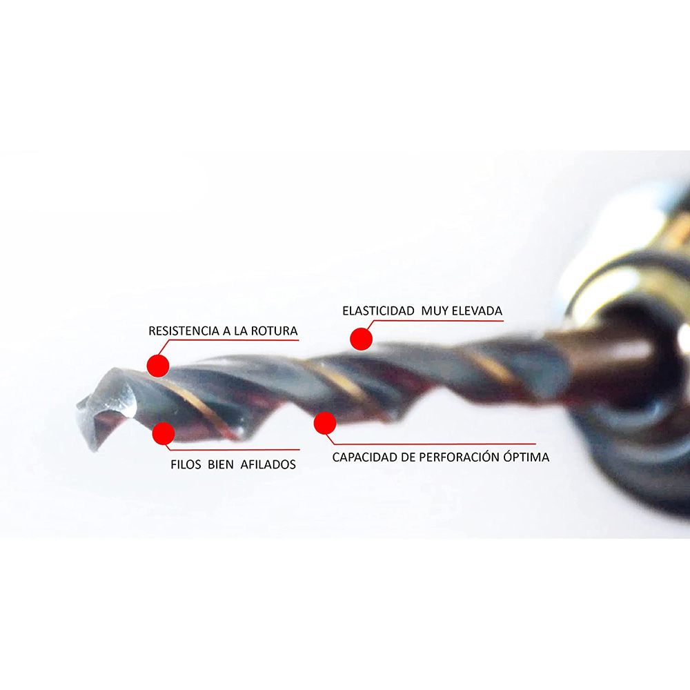 Broca para metal F3 hss-r DIN 338, Ø12,50 x 101/151 mm, 10 un - Image 2