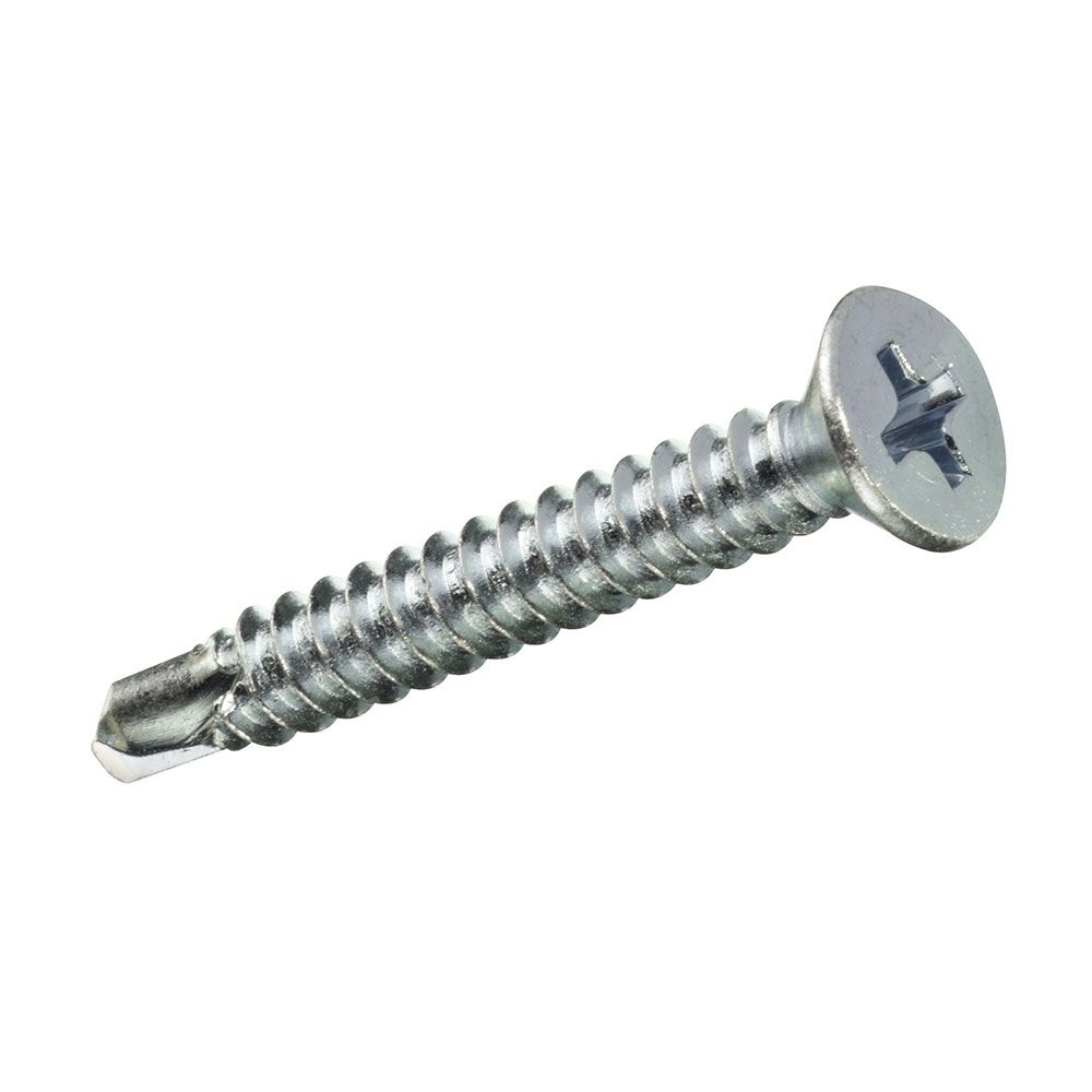 Caixa S 20 unid. parafuso rosca chapa CP autot. zinco 3,5x19mm fadix - Image 2