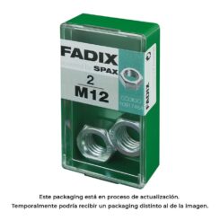 Caixa 2 unid. porca zinco m 12S 10917464 fadix