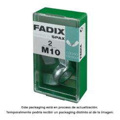 Caixa S 2 unid. porca auto-bloqueio zinco m 10 fadix