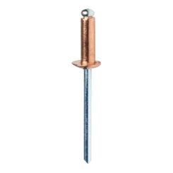 Blíster de 50 rebites Ø4x10mm  alu+broca cobreado 5001462 rapid