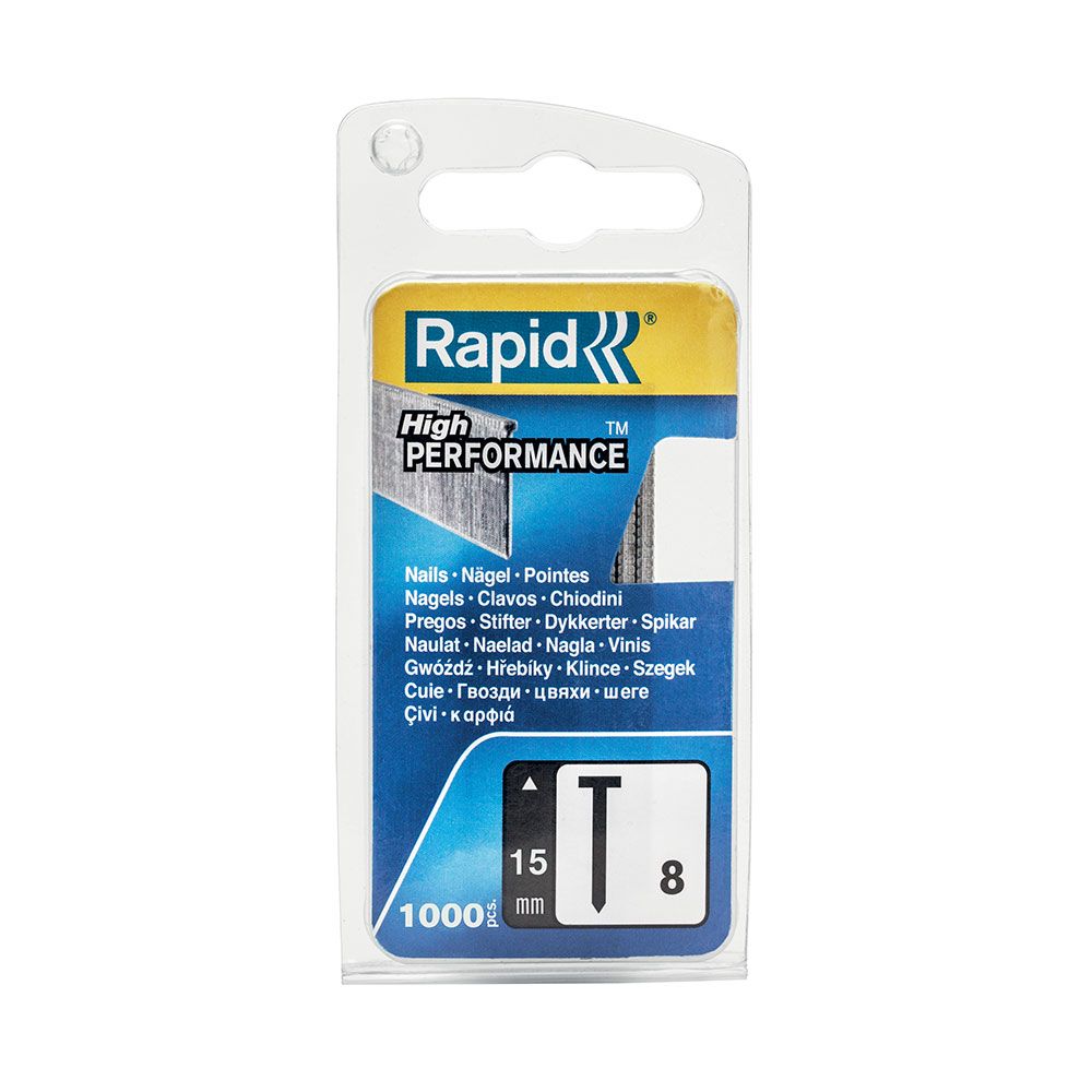 Blíster 1000 pregos nº 8 15mm 40109533 rapid