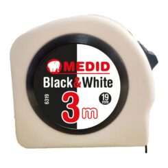 Flexómetro black & white 3 m x 19 mm