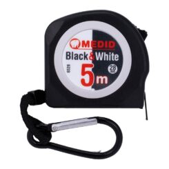 Flexómetro black & white 5 m x 28 mm