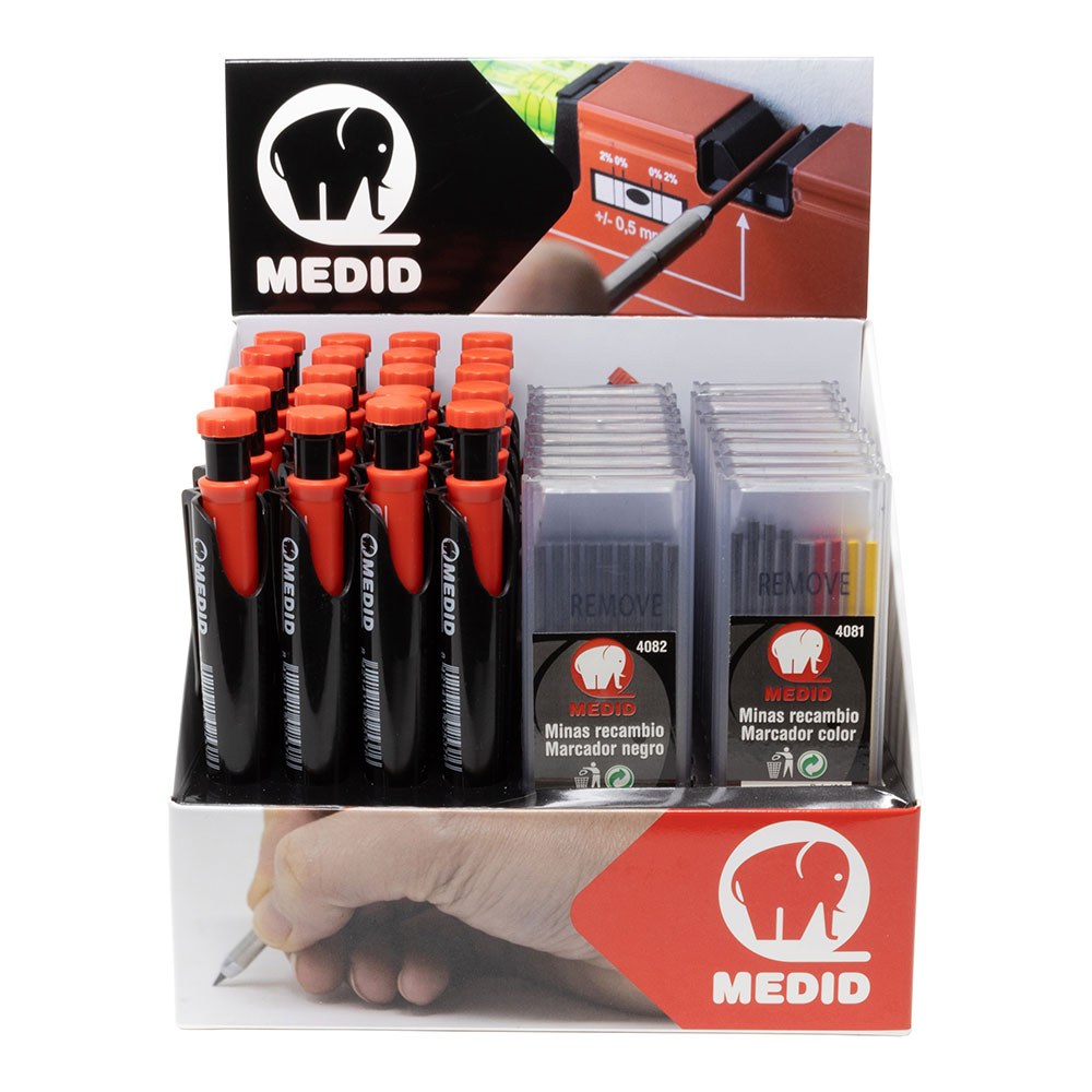 Lápis mecânico com marcadores + refis, caixa com 20 unidades cada. - Image 2