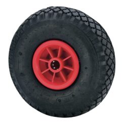 Roda à prova de furos com núcleo de poliamix e eixo de rolos, carga máx. 100 kg, ø 26 cm