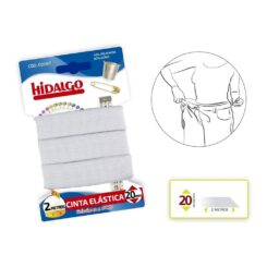 Blister de fita elástica .20mmx2m.hidalgo branco