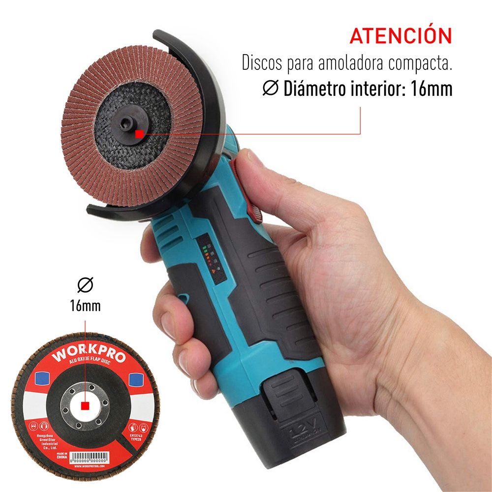 Disco láminas plano ø100 x 16 mm 40 g