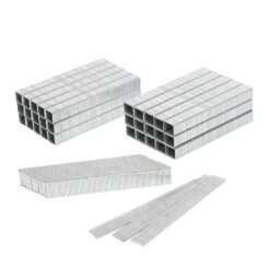 VARIEDADE DE GRAMPOS 20GA T50 10 mm, 12 mm + PREGOS 18GA F 15 mm, 7500 un