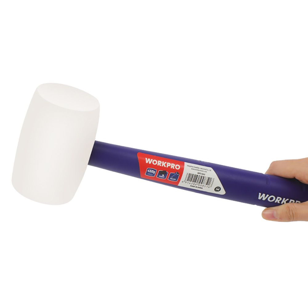 Martelo de borracha branco 450 g - Image 2
