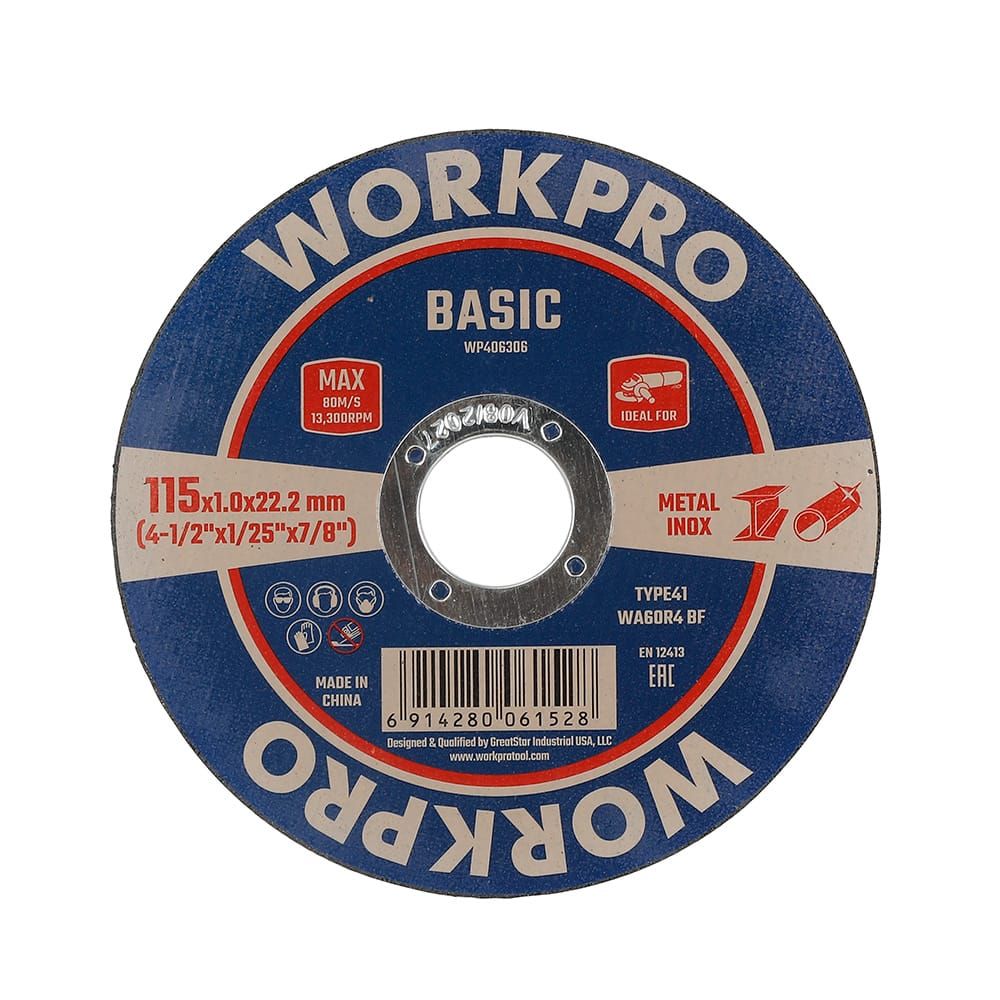 Disco corte metal / T41, basic, Ø115 x 1,0 x 22,2 mm