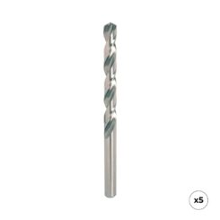 Broca para metal HSS4341, retificada, 5 unidades, Ø2,00 x 49,00 mm