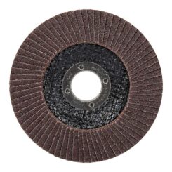 Disco flap convexo de óxido de alumínio T29, ø115 x 22 mm, grão 80