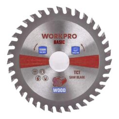 Lâmina de serra circular TCT para madeira, básica, Ø115 x 22,2 mm x 36 dentes