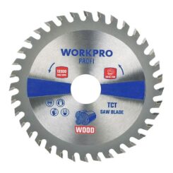 Lâmina de serra circular TCT para madeira, profissional, Ø115 x 22,2 mm x 36 dentes