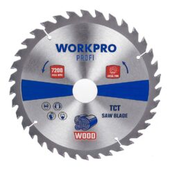 Lâmina de serra circular TCT para madeira, profissional, Ø185 x 30 mm x 36 dentes