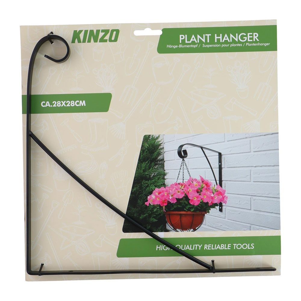 Colgador de plantas negro, modelos variados, 28 x 28 cm - Image 2