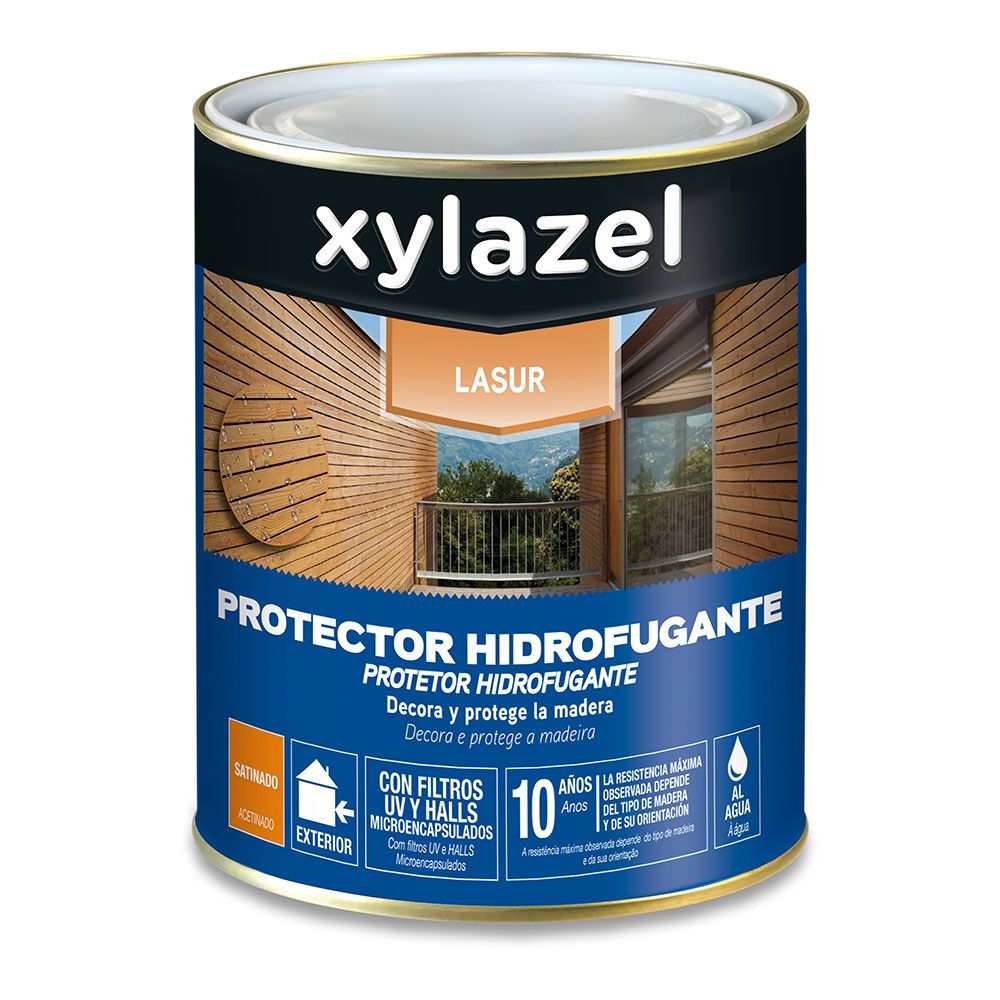 Decorativo à base de água incolor acetinado lasur 750 ml