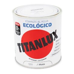 TITAN Esmalte ecológico branco fosco à base de água 750 ml