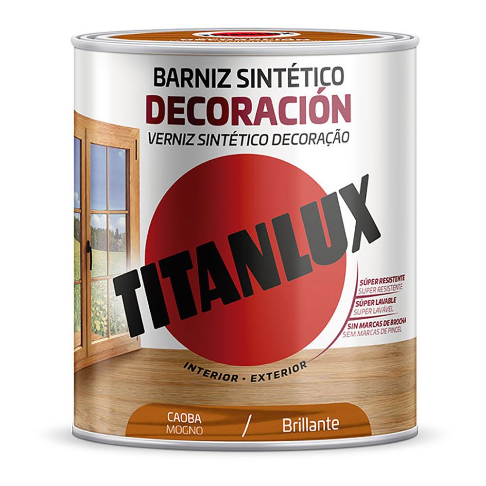 Verniz sintético decoração brilhante caoba 250 ml