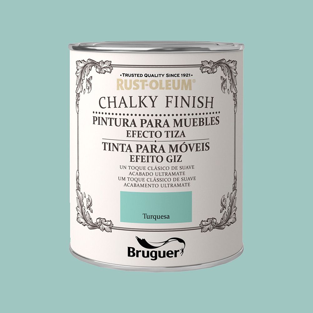 Móveis rust-oleum acabamento de GIZ turquesa 750 ml
