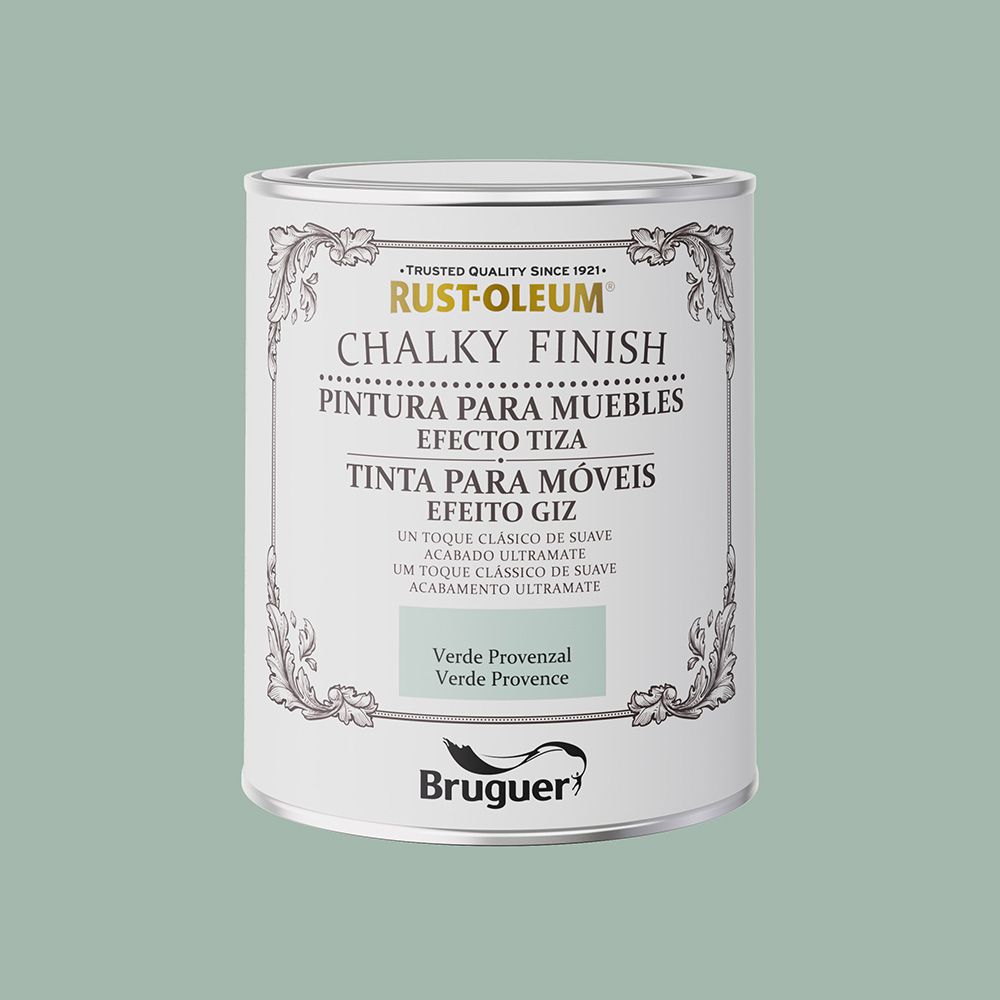 Rust-oleum chalky acabamento móveis verde provencal 750 ml