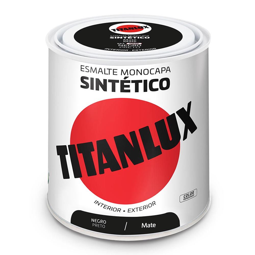 Esmalte sintético monocamada mate preto 250 ml