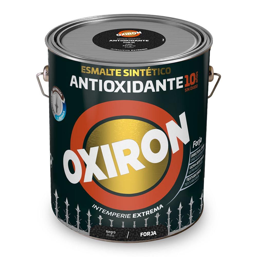 Esmalte sintético metálico antioxidante forja preto 4 L
