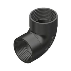 Cotovelo de polipropileno de 90° com rosca fêmea 1 POL