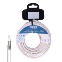 EDM Enrolador de cabo coaxial de alumínio blindado 25 m