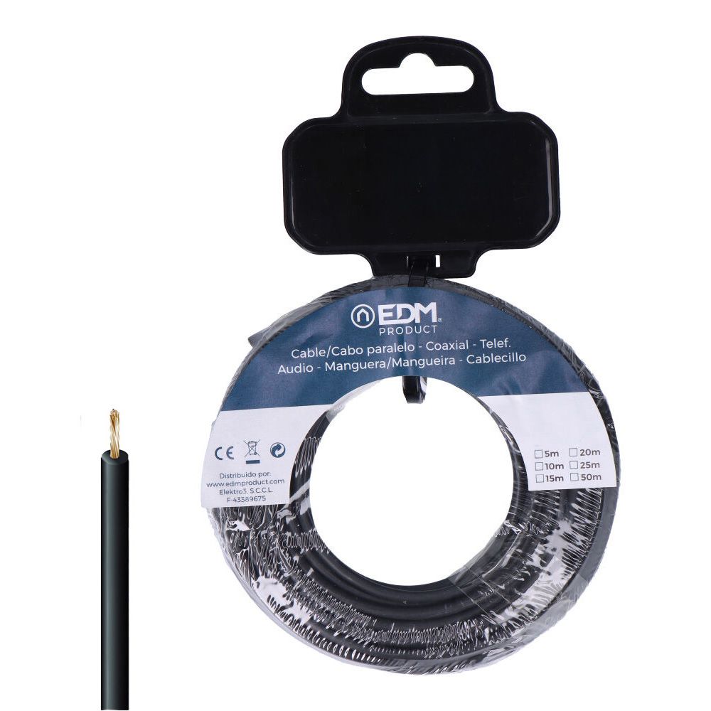 Cabo H07Z1-K 6 mm² preto 20 m
