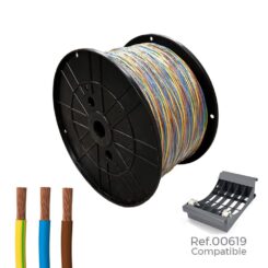 Cabo trançado H07Z1-K 3 g 2,50 mm² 3 cores 200 m. (bobina grande)