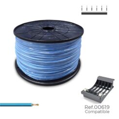 Cabo H07V-K 1,50 mm² azul, 1000 m. (bobine grande)
