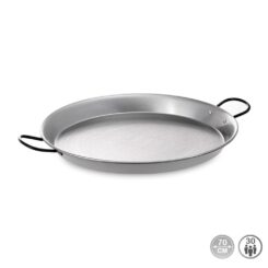 Paella frigideira em aço polido Ø70 cm (30 pessoas)