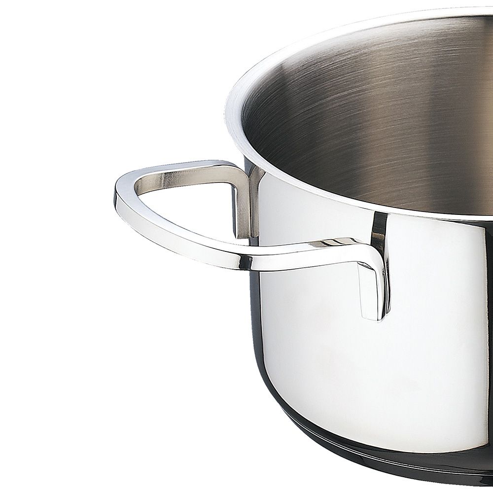 Trem de cozinha com 6 peças de INOX para indução: caçarola de 16 cm com tampa / caçarola de 18 cm com tampa / caçarola de 20 cm com tampa - Image 3