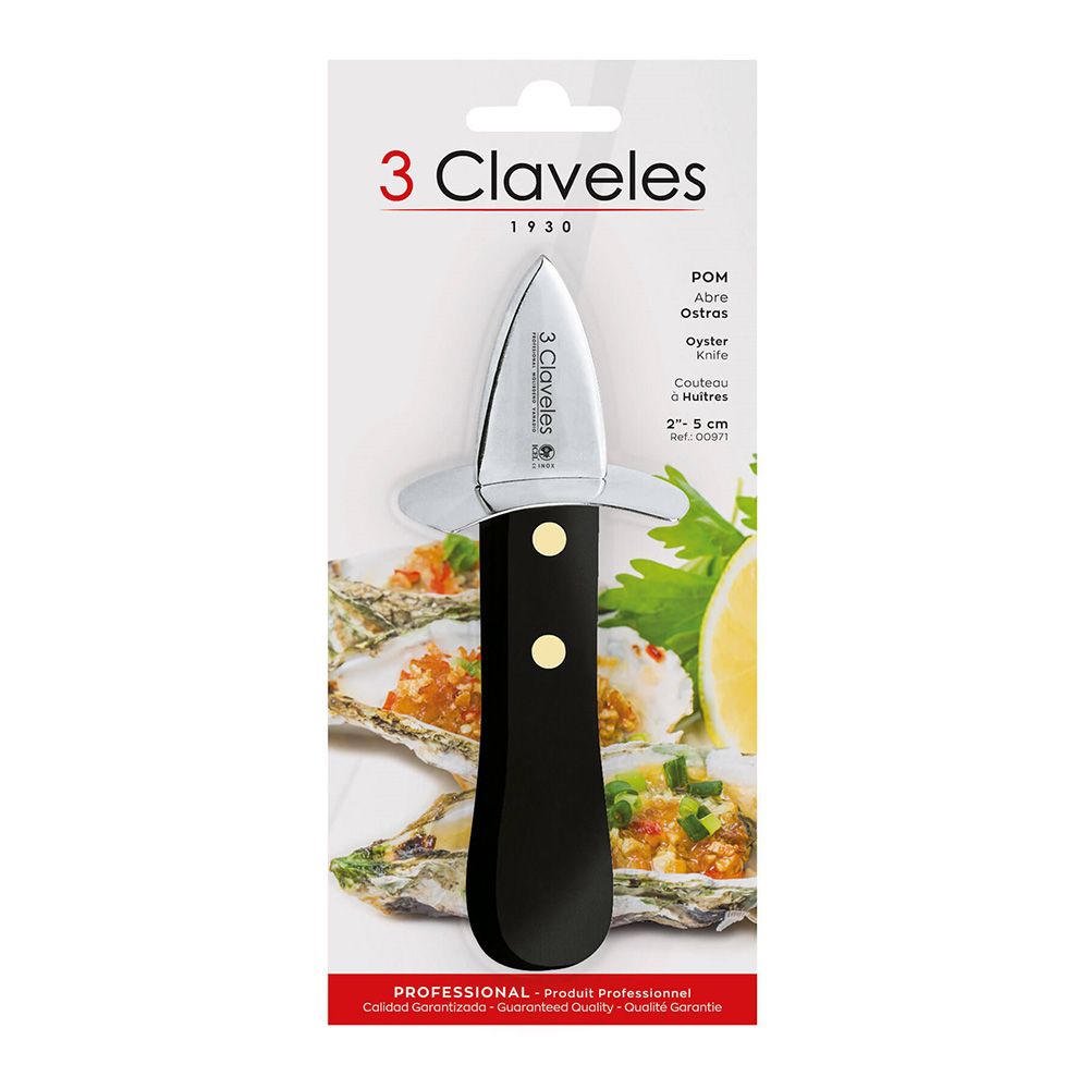 Faca abre ostras em INOX com cabo POM, 5 cm - Image 2