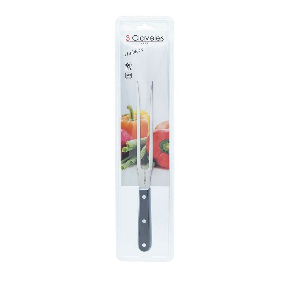 Garfo para trinchar uniblock em INOX com cabo de POM 20 cm - Image 2