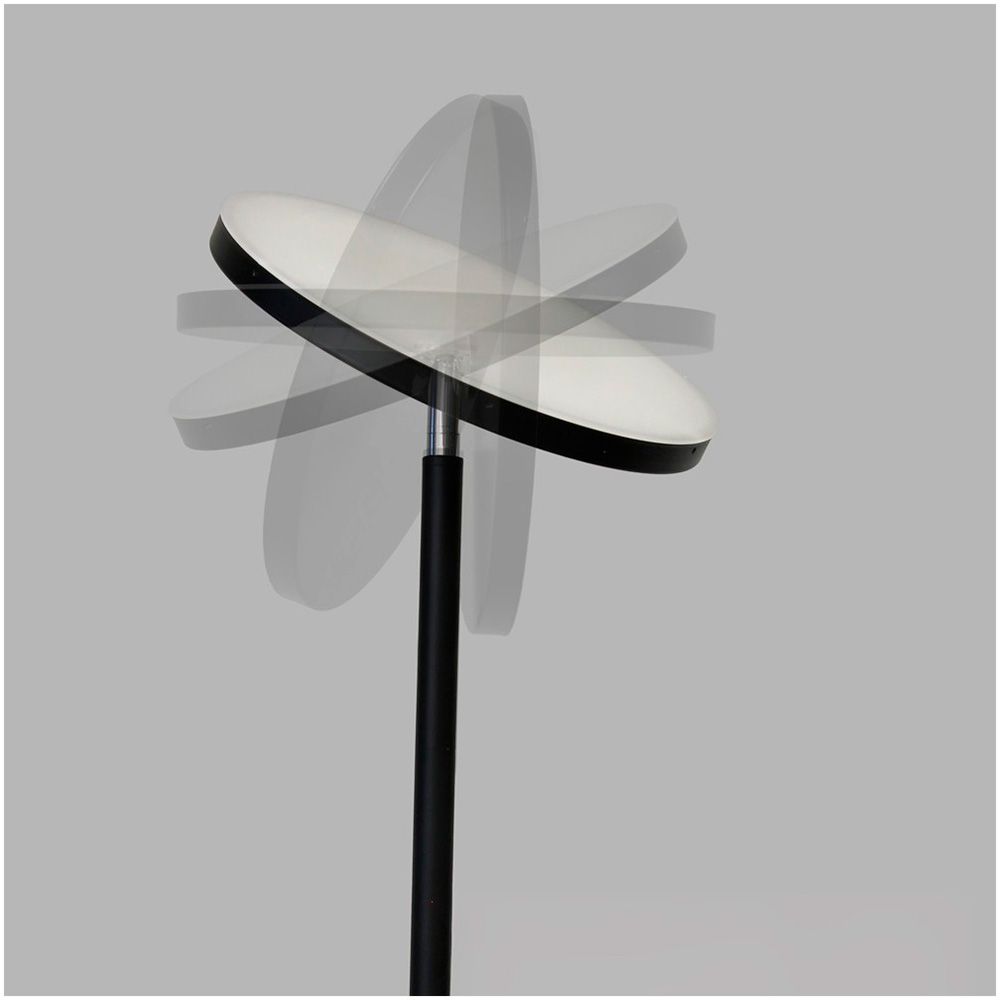 Luminária de piso LED dencel, 30+6 W, 3CCT, dimerizável, 3000 LM, preta, Ø25 x 175 cm - Image 5