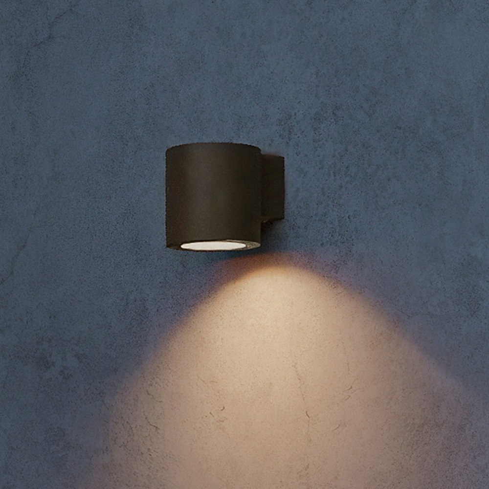 Aplique de exterior LED fylx, 5 W, castanho - Image 2